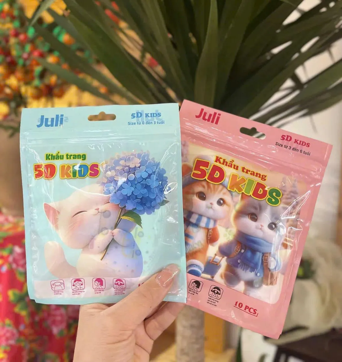 Khẩu Trang 5D Kids Cho Bé